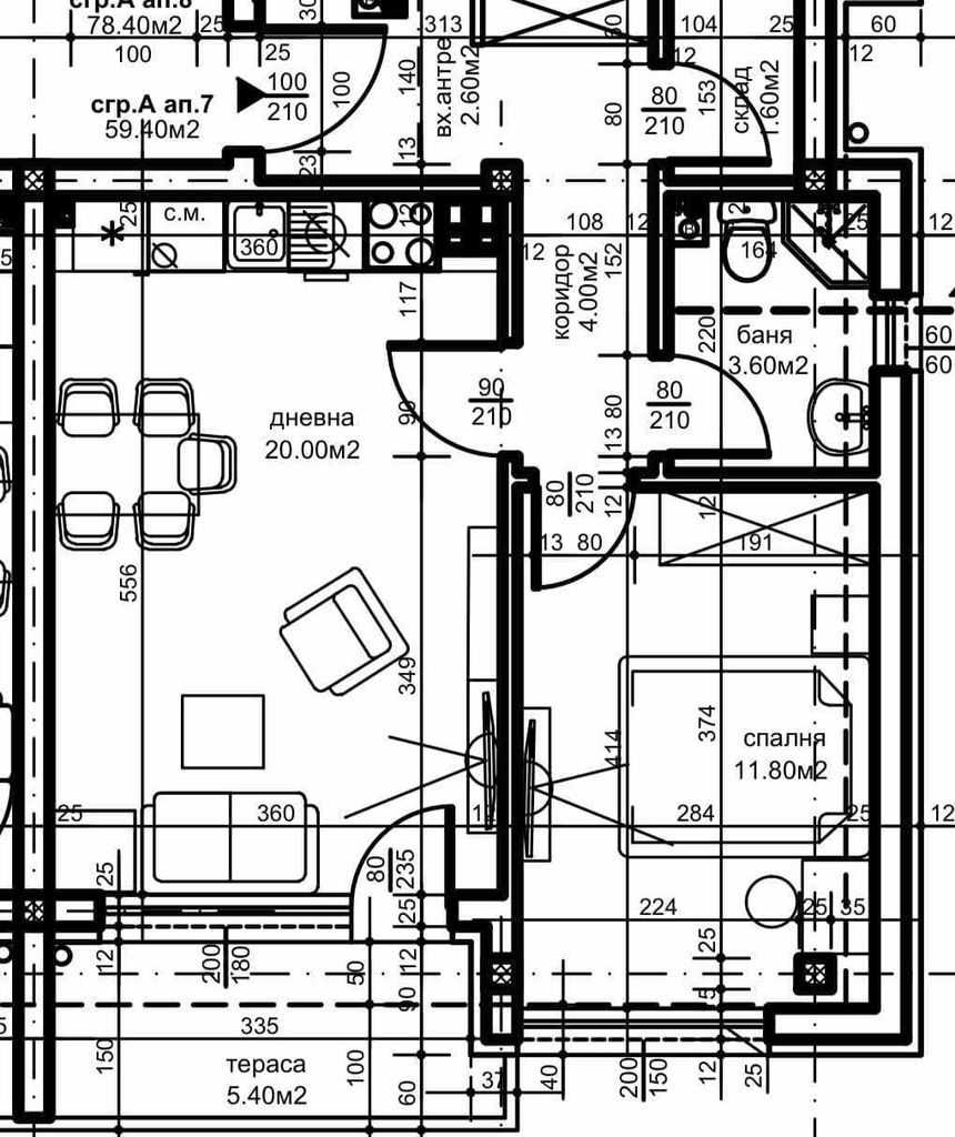 Продава се Двустаен апартамент в Пловдив, Беломорски - 67 кв.м за 1096 €/кв.м - Снимка #3