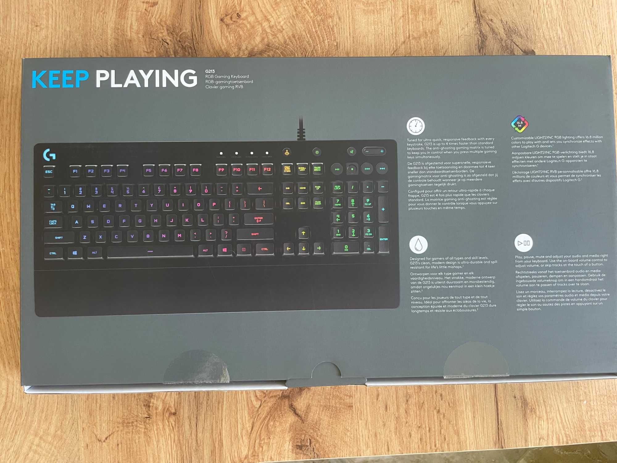 Клавиатура LOGITECH G213 PRODIGY RGB Gaming