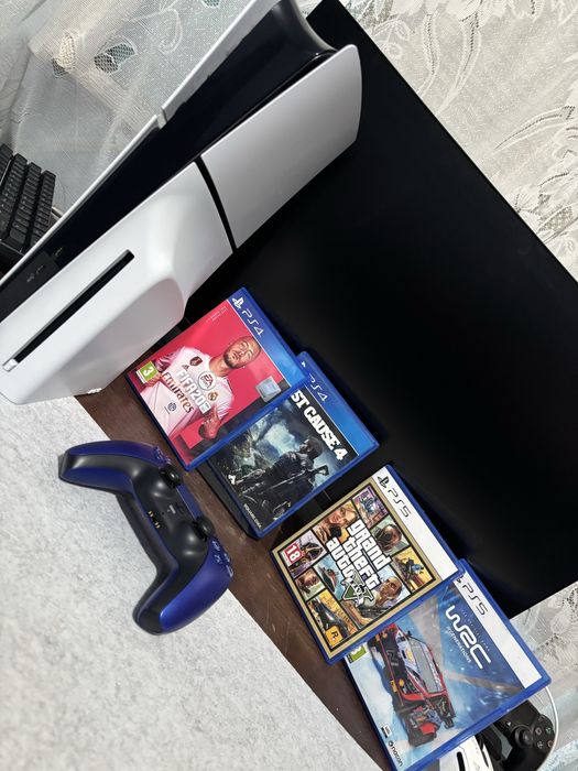 PS5 +cont cu jocuri +jocuri CD preț negociabil