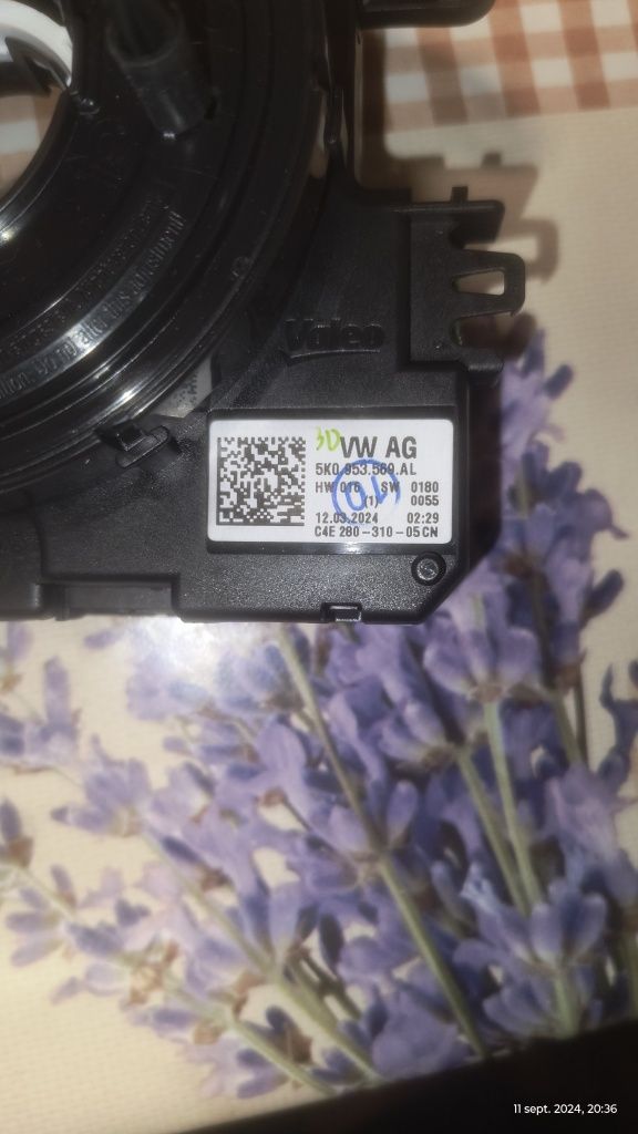 Spira volan, airbag,tiguan 2012