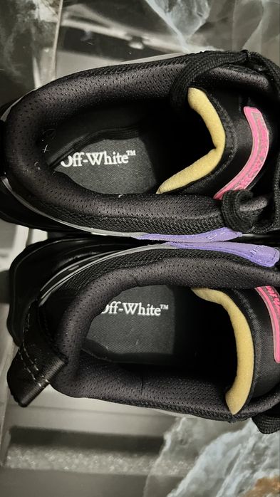 OFF-WHITE Odsy-1000 leather high trainers