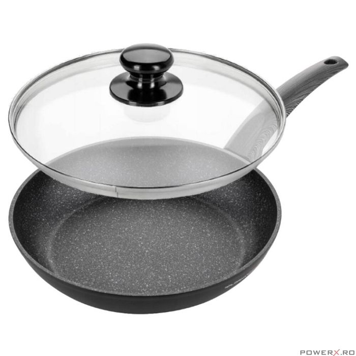 Tigaie din aluminiu cu invelis antiaderent, maner din bachelit, 26cm,