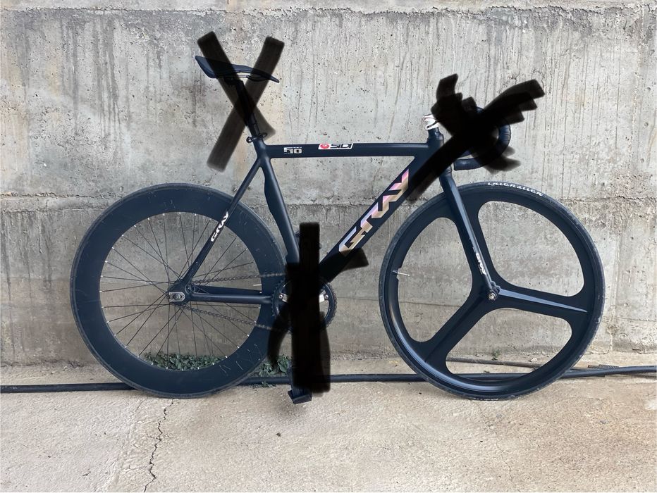рама фикса Gray f10 и диски аэродинамичные