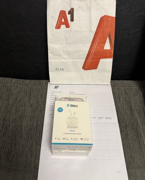 ЗАПЕЧАТАН 128GB iPhone 15 and ttec Гаранция от A1 до 2027 Pink / РОЗОВ