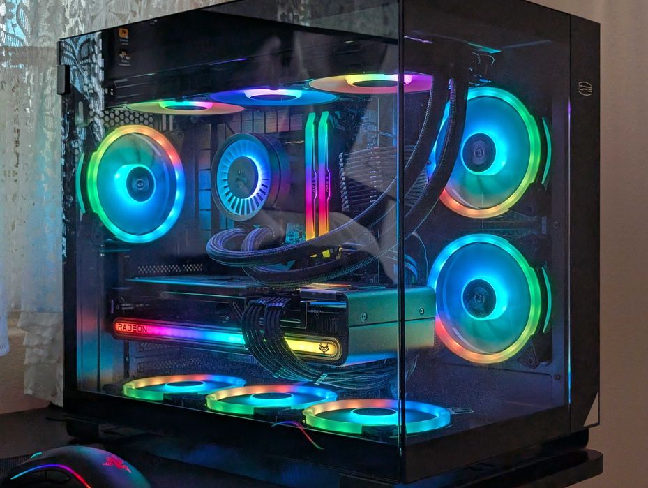 PC de Gaming/Streaming cu tot cu periferice/masa/scaun