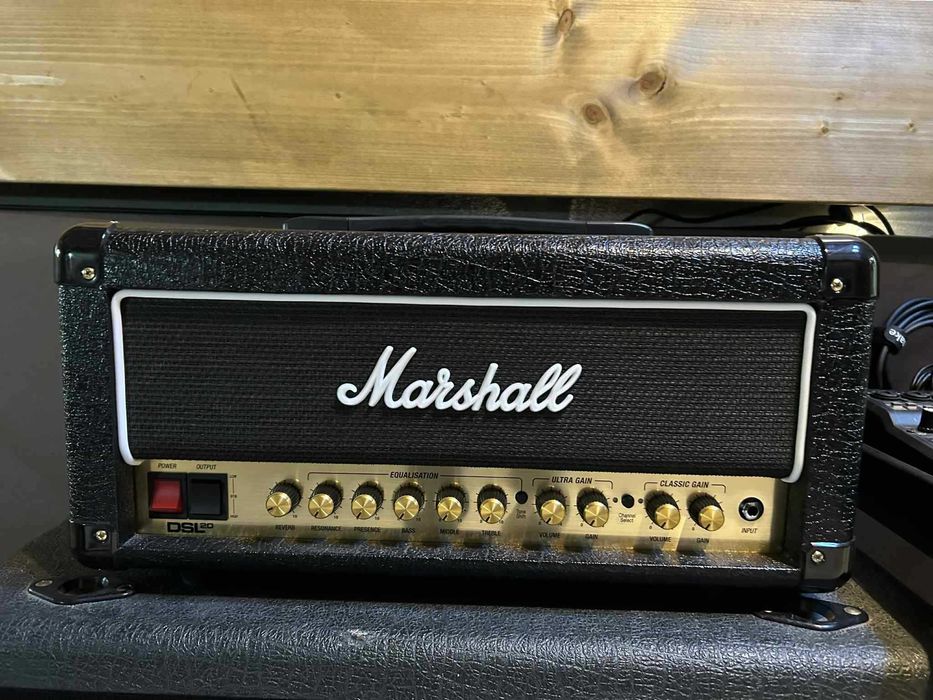 Marshall DSL20 с кабинет VS412.