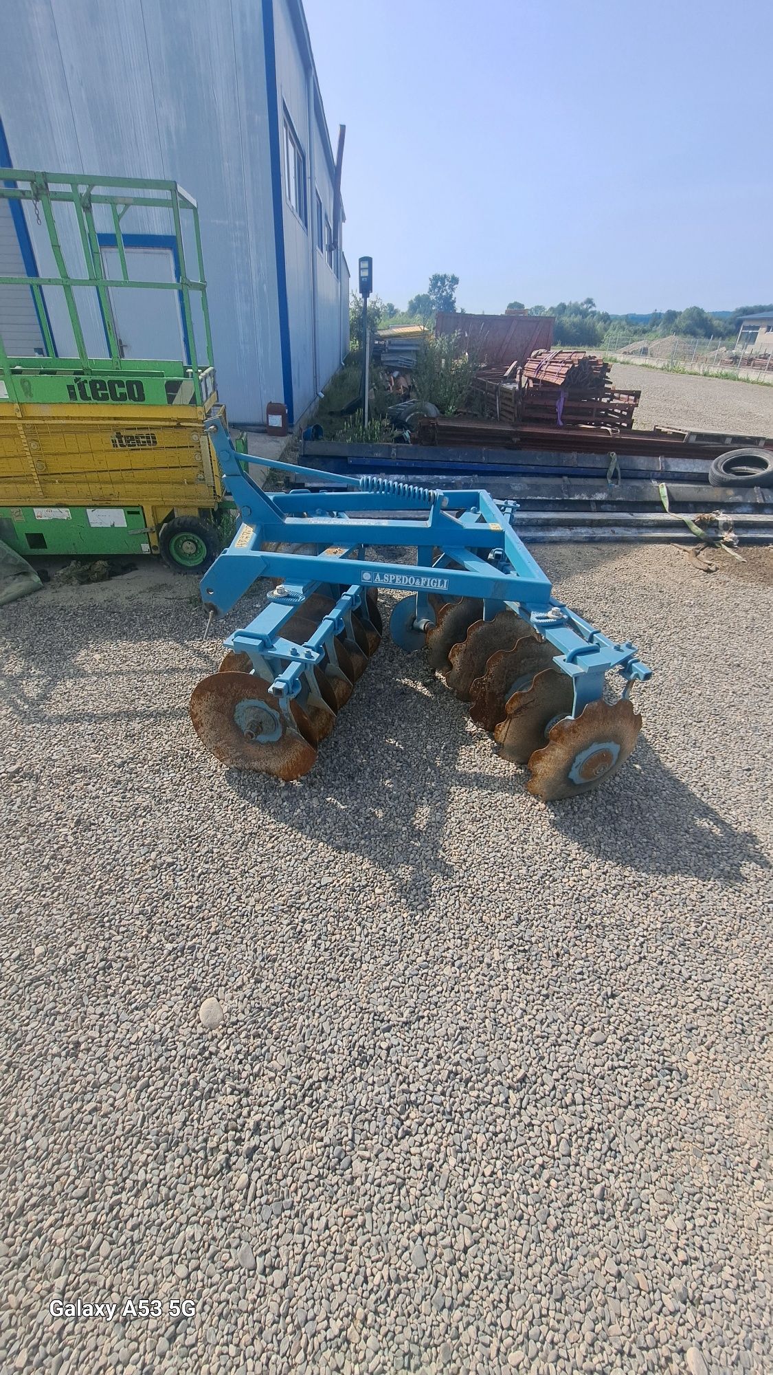 Vand disc agricol aspedo cu 20 de talere