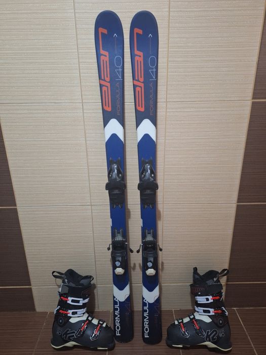 Schiuri elan 140cm cu clapari ski