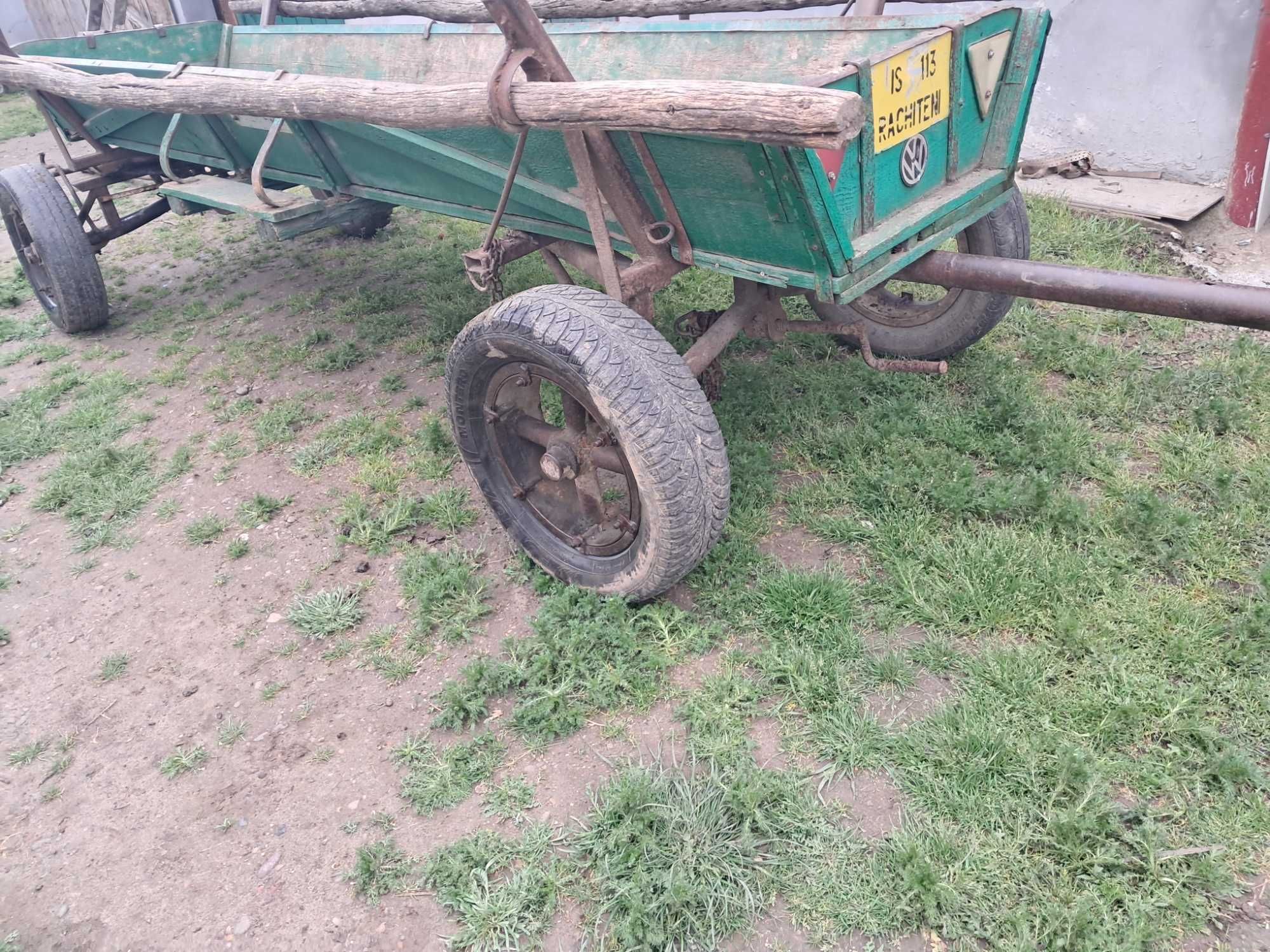 Vând  căruță adaptata cu tot cu cos