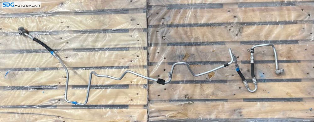 Furtun Conducta Radiator Compresor AC Aer Conditionat Clima Seat Ibiza 1.8 BBU BJX BKV BLZ 2002 - 2009 Cod 6Q0820741A 6Q0820741D