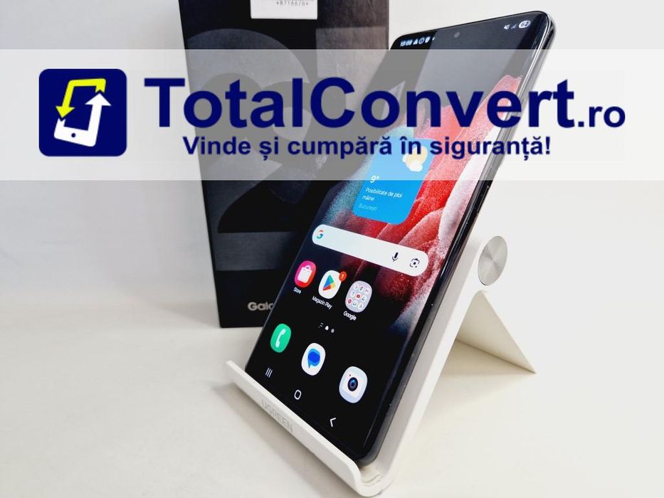 Samsung S21 Ultra 5G 256GB Phantom Black, Garantie 24 luni | #R87166