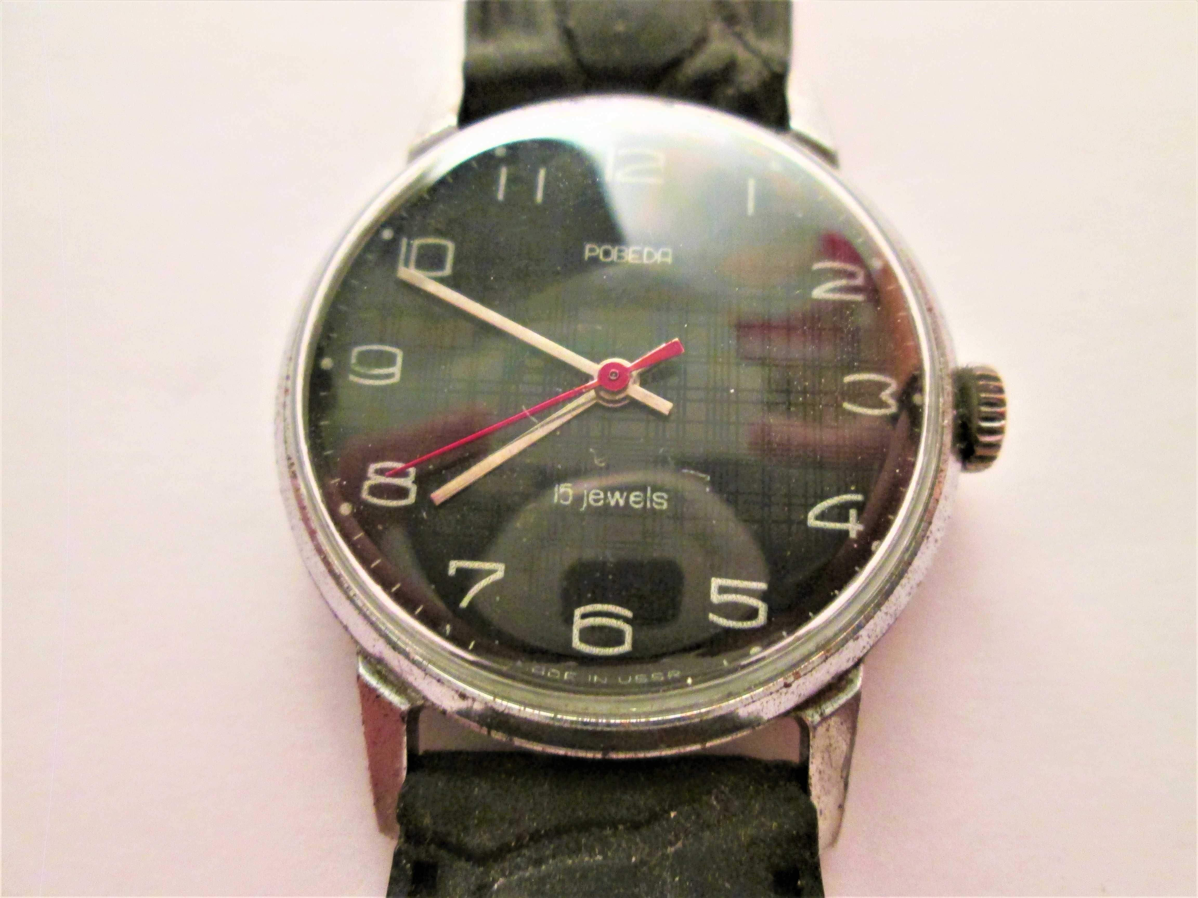 ceas Pobeda cu secundar central Made URSS an 1976