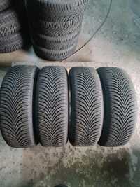 4 jante 5x114.3 cu anvelope iarna 205 60 16 Michelin