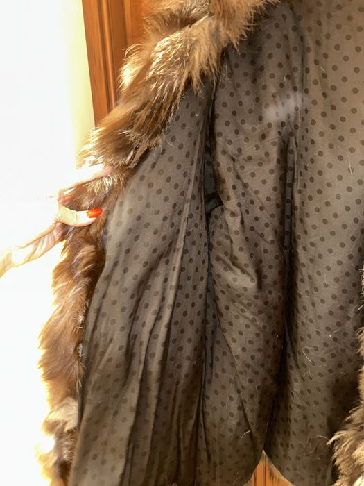 Винтидж Палто Естествен косъм