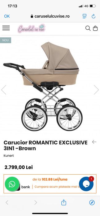Căruț superb cu toate accesoriile