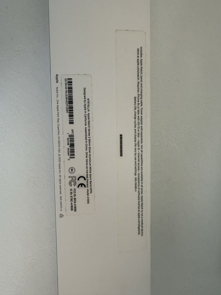 Apple watch seria 3 38mm