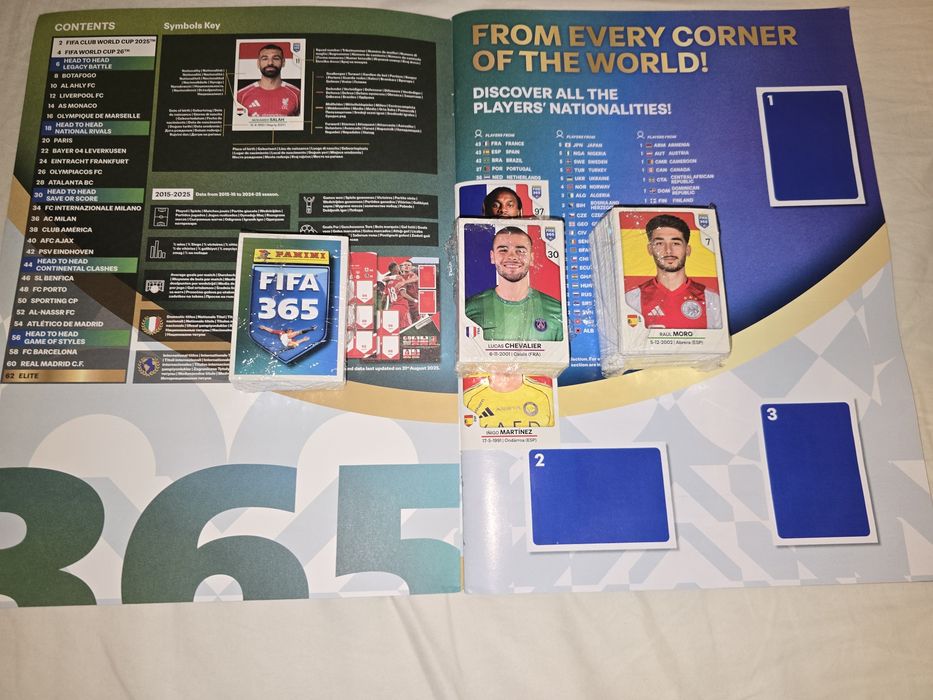 Album complet,nelipit,Panini Fifa 365 2026, 520 lei