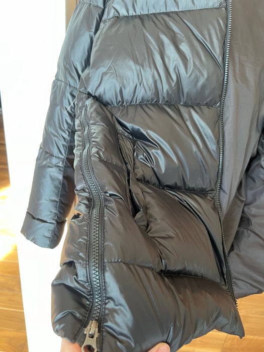 Черно пухено яке с гъши пух L’arcangelo