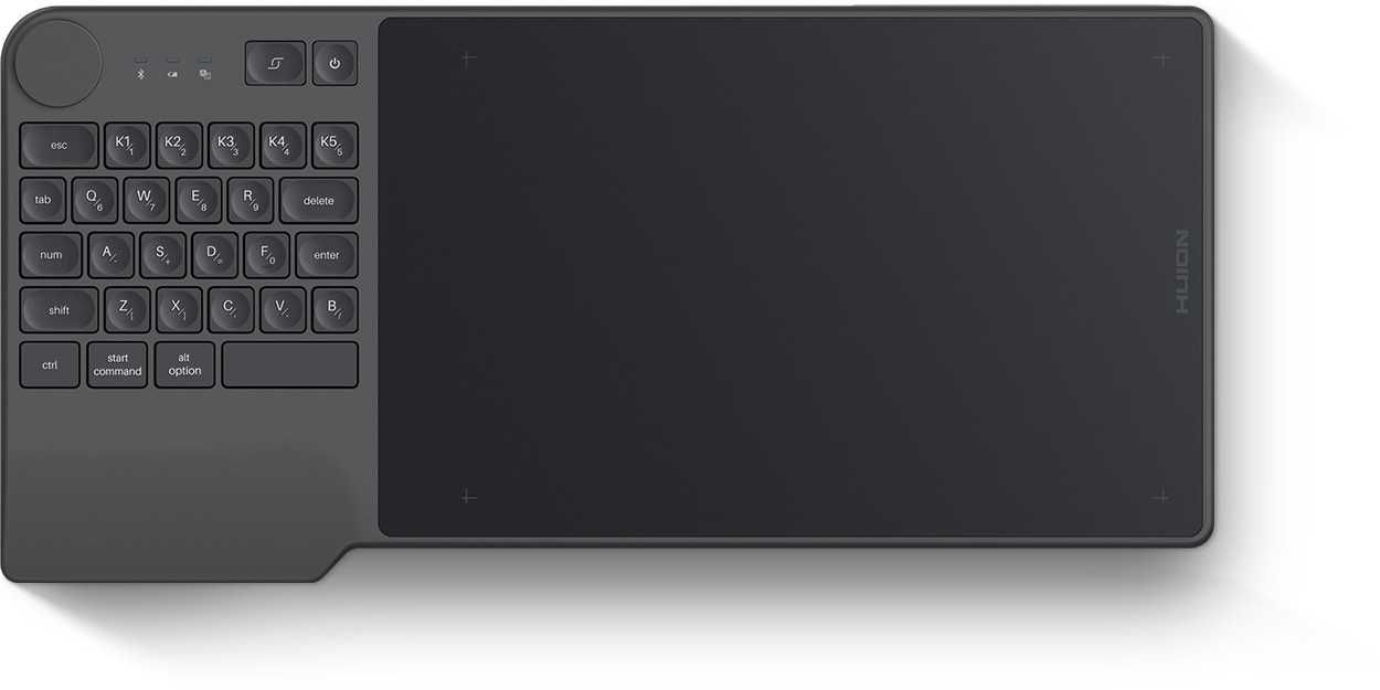 Таблет за рисуване с клавиатура Huion KD200 Drawing Tablet + Keyboard