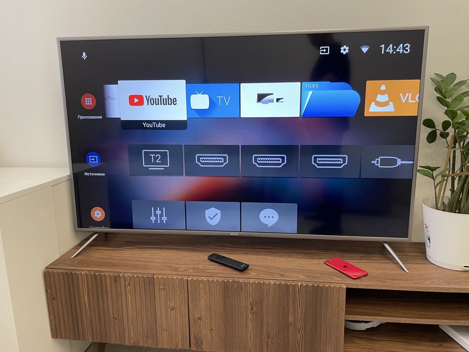 Телевизор 140 см 55 дюйм 4К Smart TV