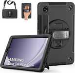 Калъф за Samsung Galaxy Tab A9 8.7 Inch 2023 държач за писалка,, черен