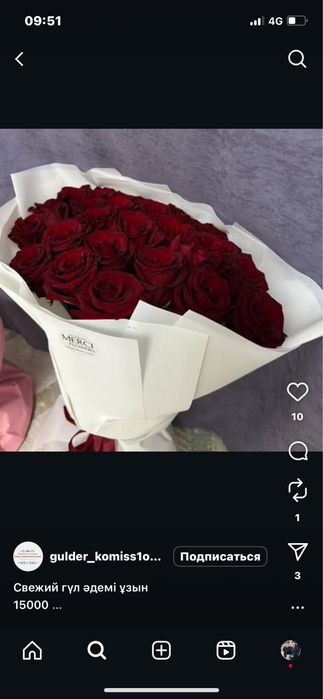 Роза гул свежый 3000