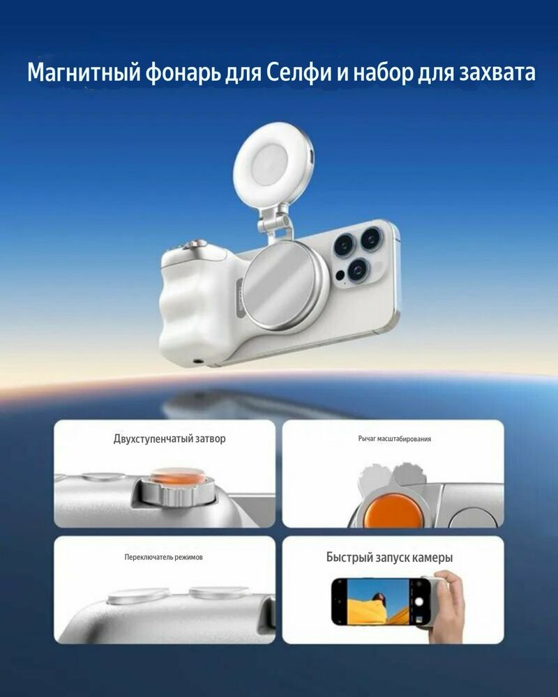 Telesin Magsafe магнитное крепление для телефон / Доставка 24/7