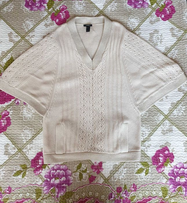 Tunica pulover cardigan mix lana Mango Zara Massimo Dutti