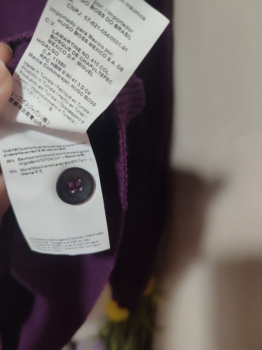 HUGO BOSS Slim Fit  82%Cotton 18%Wool S-M