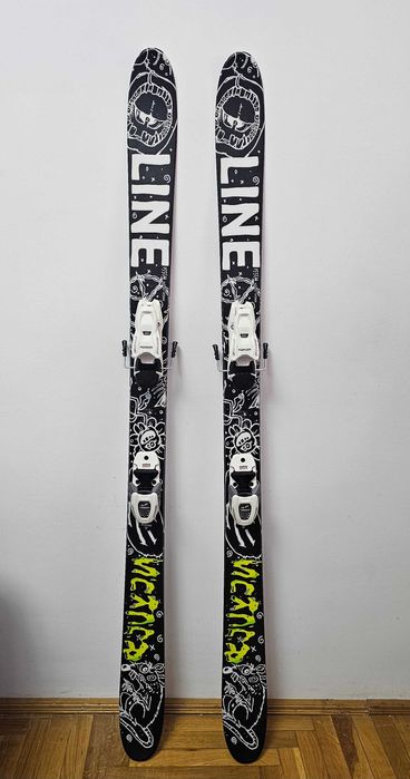 Schiuri LINE Ruckus Junior NOI 155 cm + legaturi MARKER 7.0 (2025)