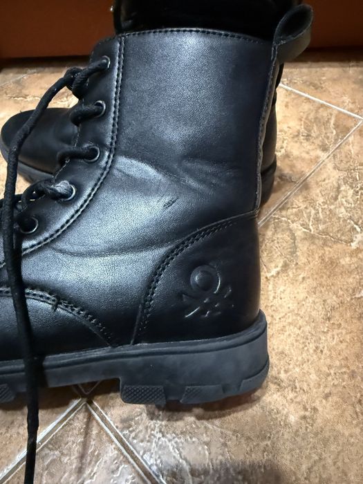 Черни боти Benetton за момиченце