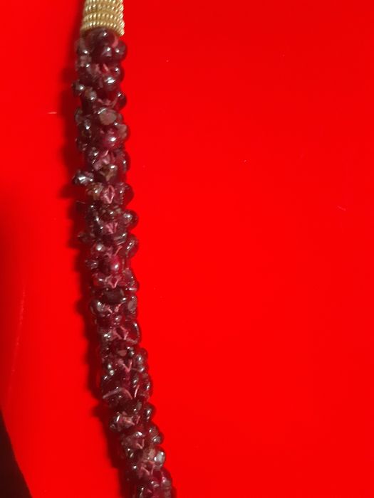 Colier granate  vintingi