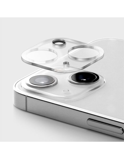 Iphone 14/15/16 Pro Max Folie Sticla Square Crystal Clear Camera