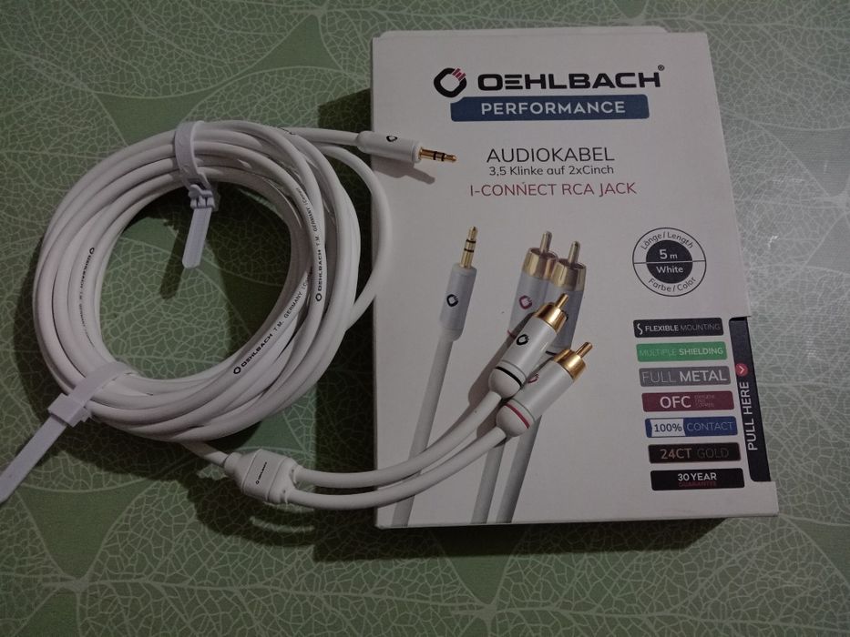 Cabluri RCA oehlbach 5m.NOU.
