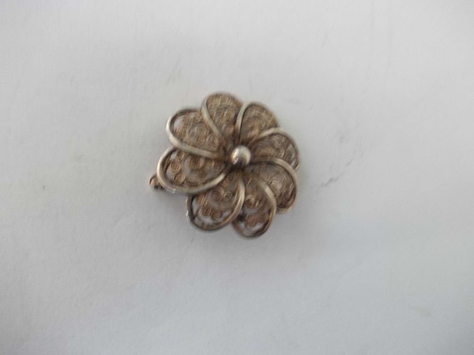 Brosa veche din argint filigran (4)