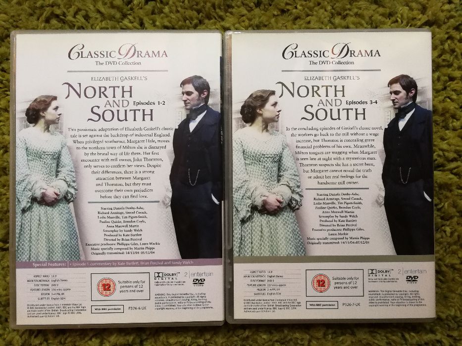 North and South (Nord si Sud) - 2 DVD - pachet de colectie