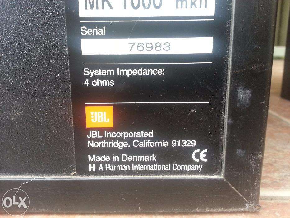 boxe JBL mk 1000 mk2 200w 4ohm bass reflex made in danemark by. harman