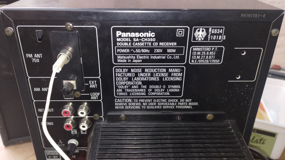 sistem audio panasonic
