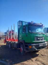 Vând camion man forestier