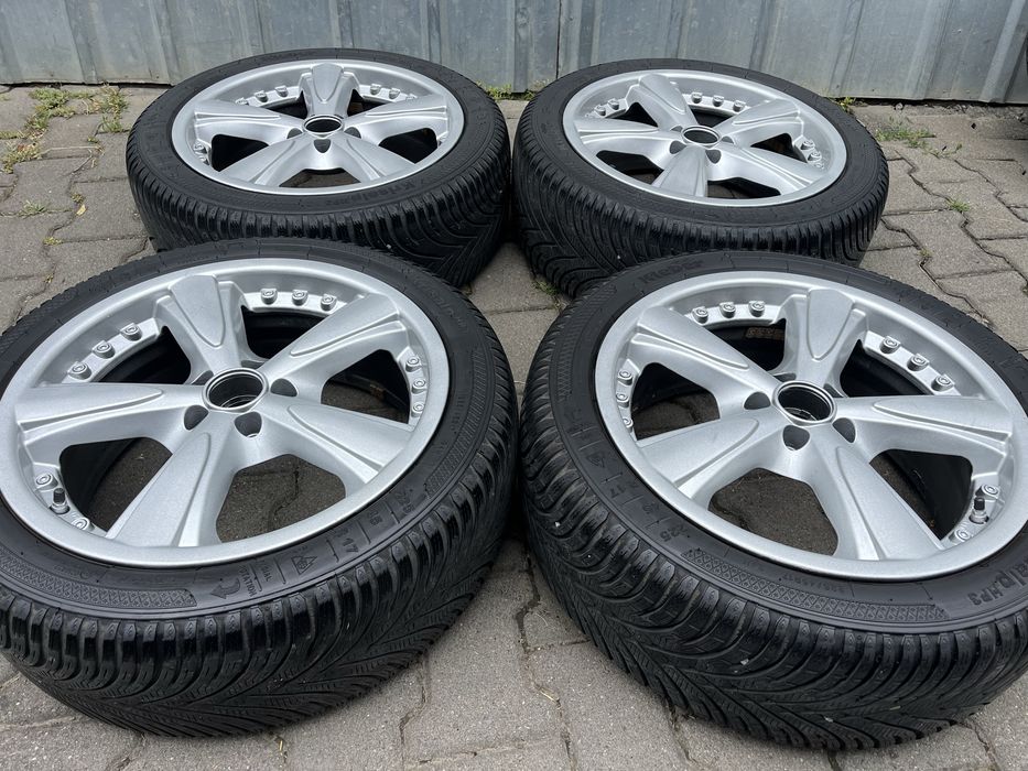 Jante aliaj 5x100mm, anvelope iarna, 225/45 R17 VW Golf 4 Bora Subaru