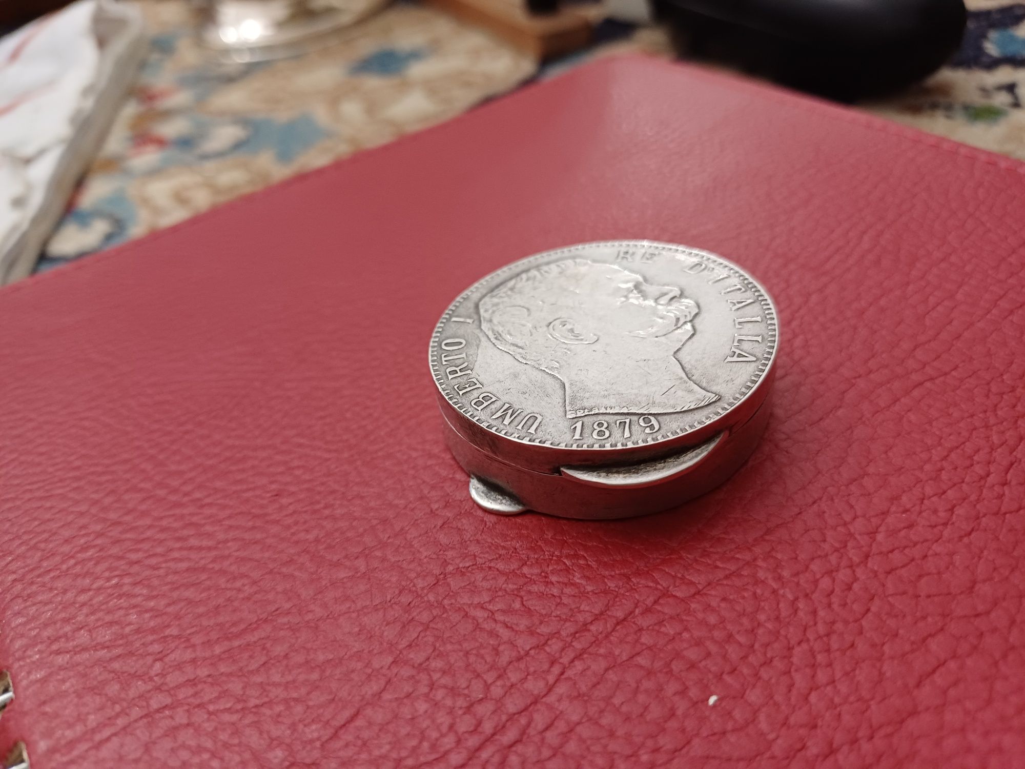 Cutie argint din monede vechi