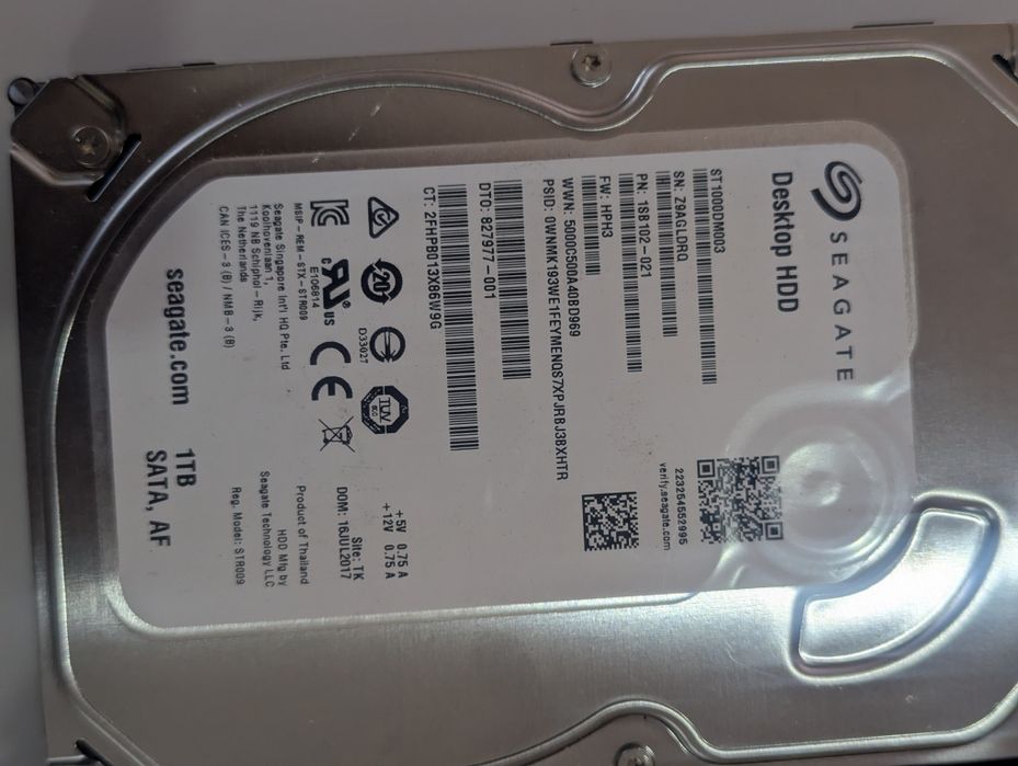 Видеокарты и жёсткие диски