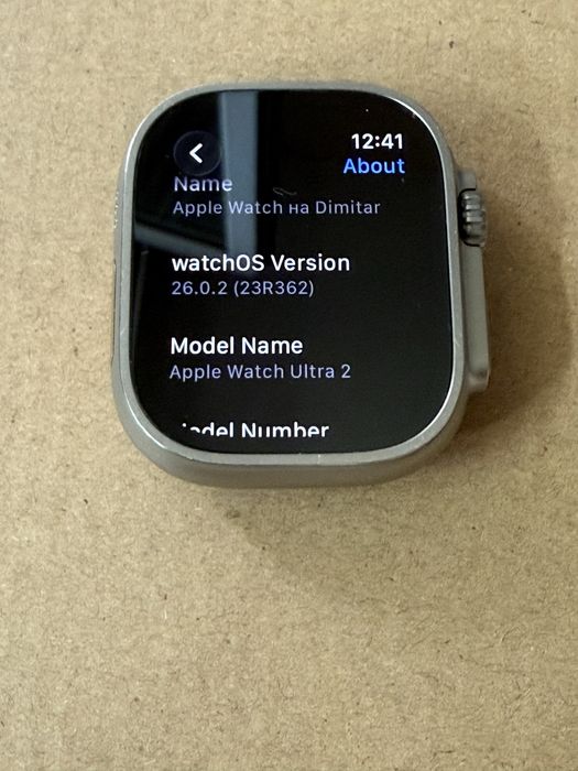 Apple watch ultra 2 Sapphire Titanium 49mm