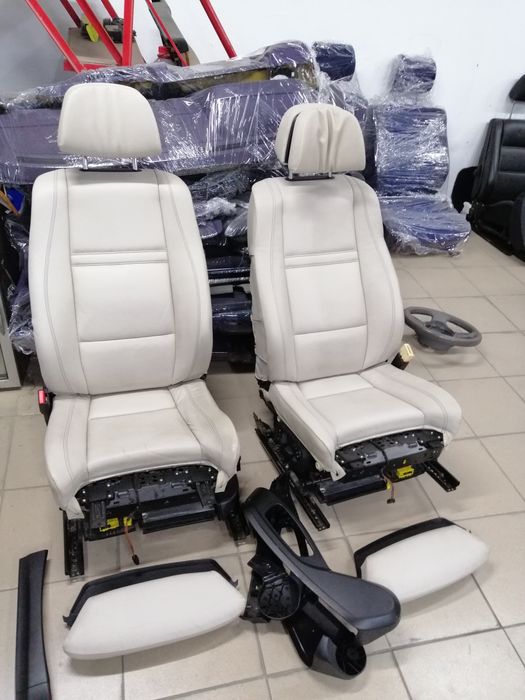 Vopsea Piele Scaune confort Crem Bej Bmw x5 x6 E70-E71 Recondiționares