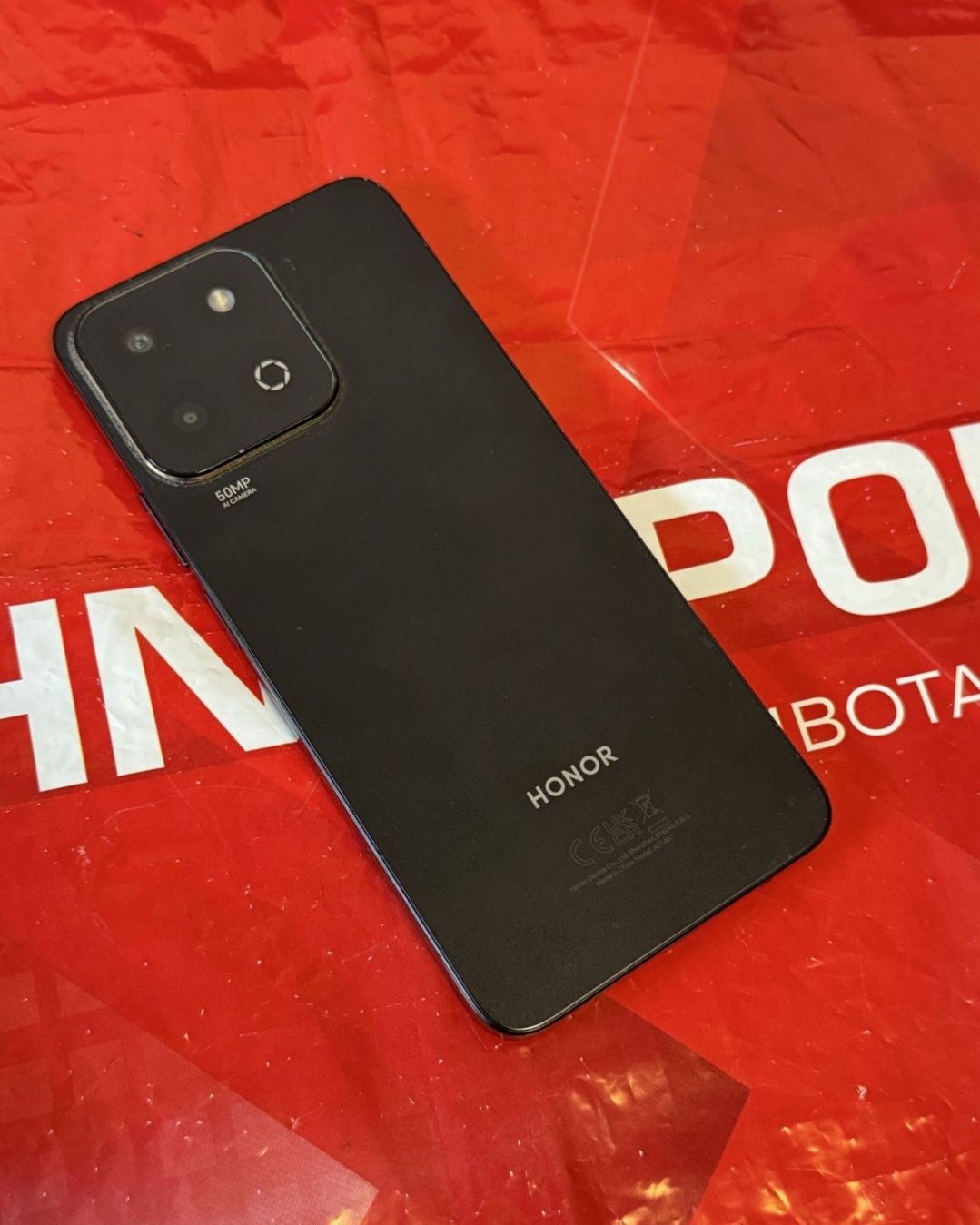 КАТО НОВ 256GB Honor 200 Smart 5G Технополис Гаранция 2026 Black Черен