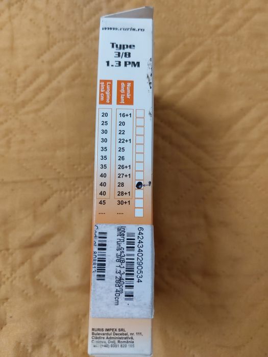 Lant pentru motofierastrau 40 cm, 28 dinti