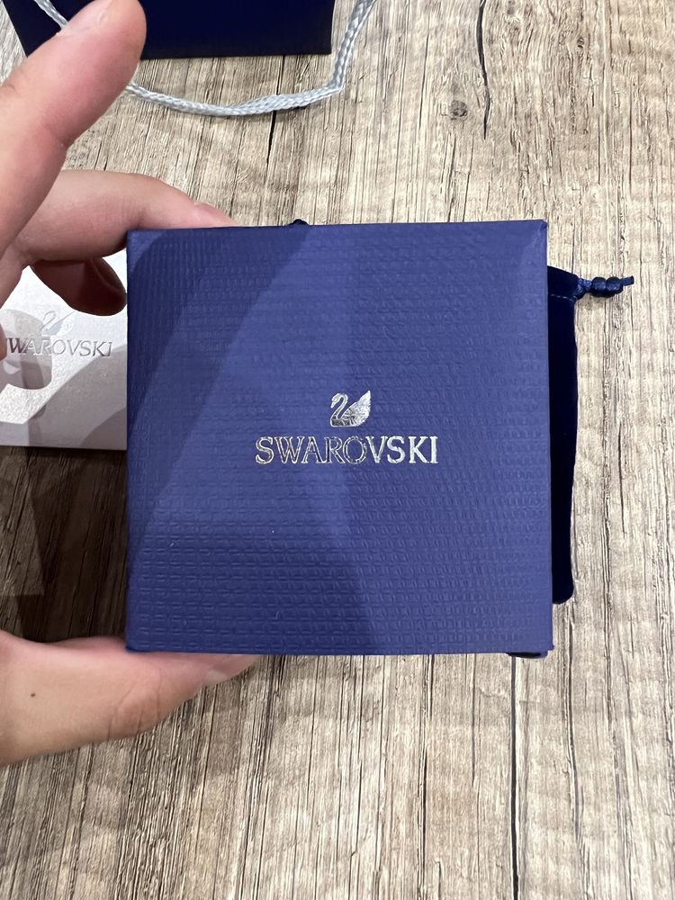 Колие Swarovski Blue “Swan” Синьо / С покупен документ