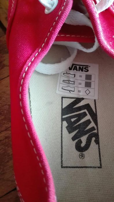 Vans гуменки червени, номер 38 ,uk 5 - унисекс