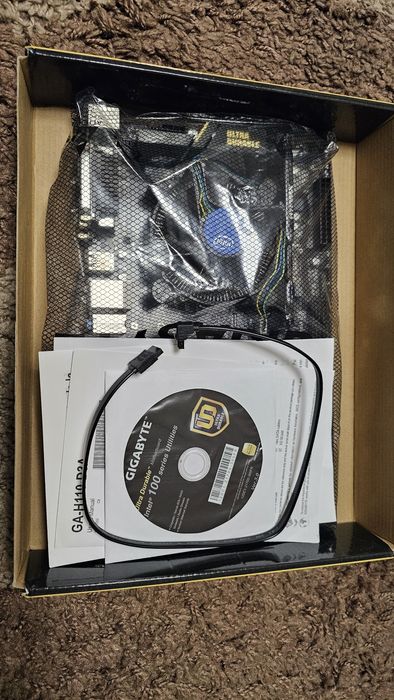 Kit placa de baza Gigabyte GA H110 D3A cu proc G3930 4gb RAM Cooler
