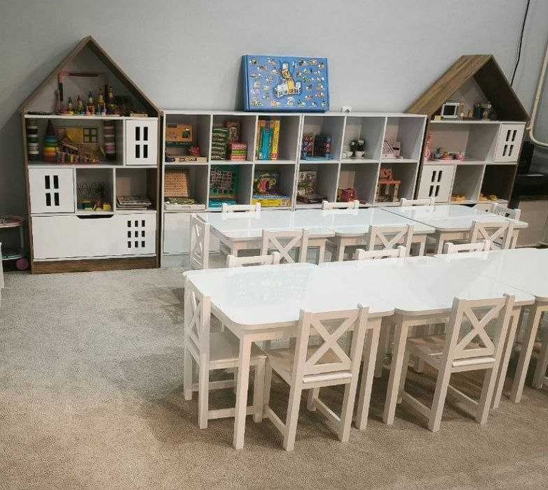 Детский стеллаж для игрушек и книг Bolalar uchun mebel